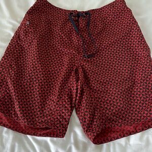 Patagonia Board Shorts Men’s Size 32 Navy Red